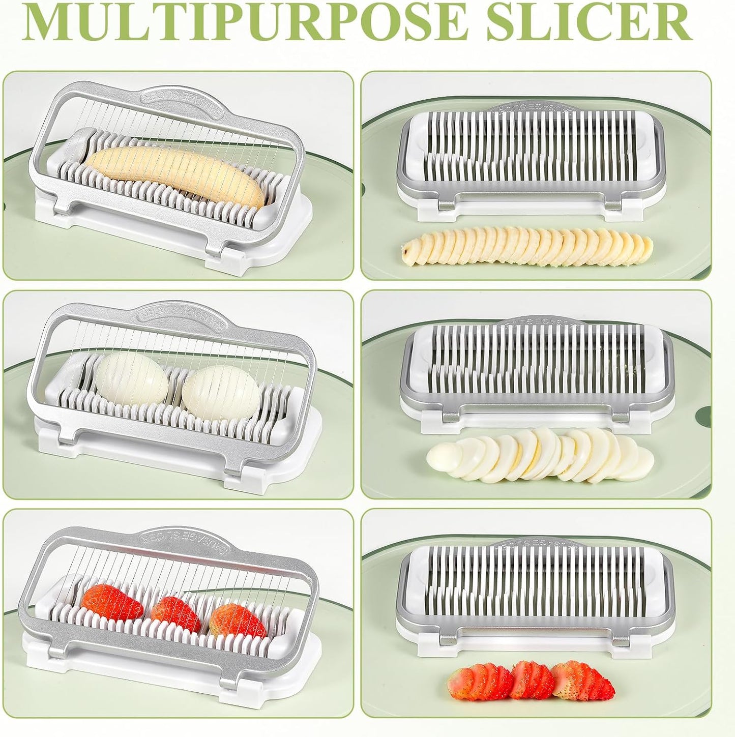 🔥HOT SALE🔥 - Aluminium & Stainless Steel Wires Larger Egg Slicer