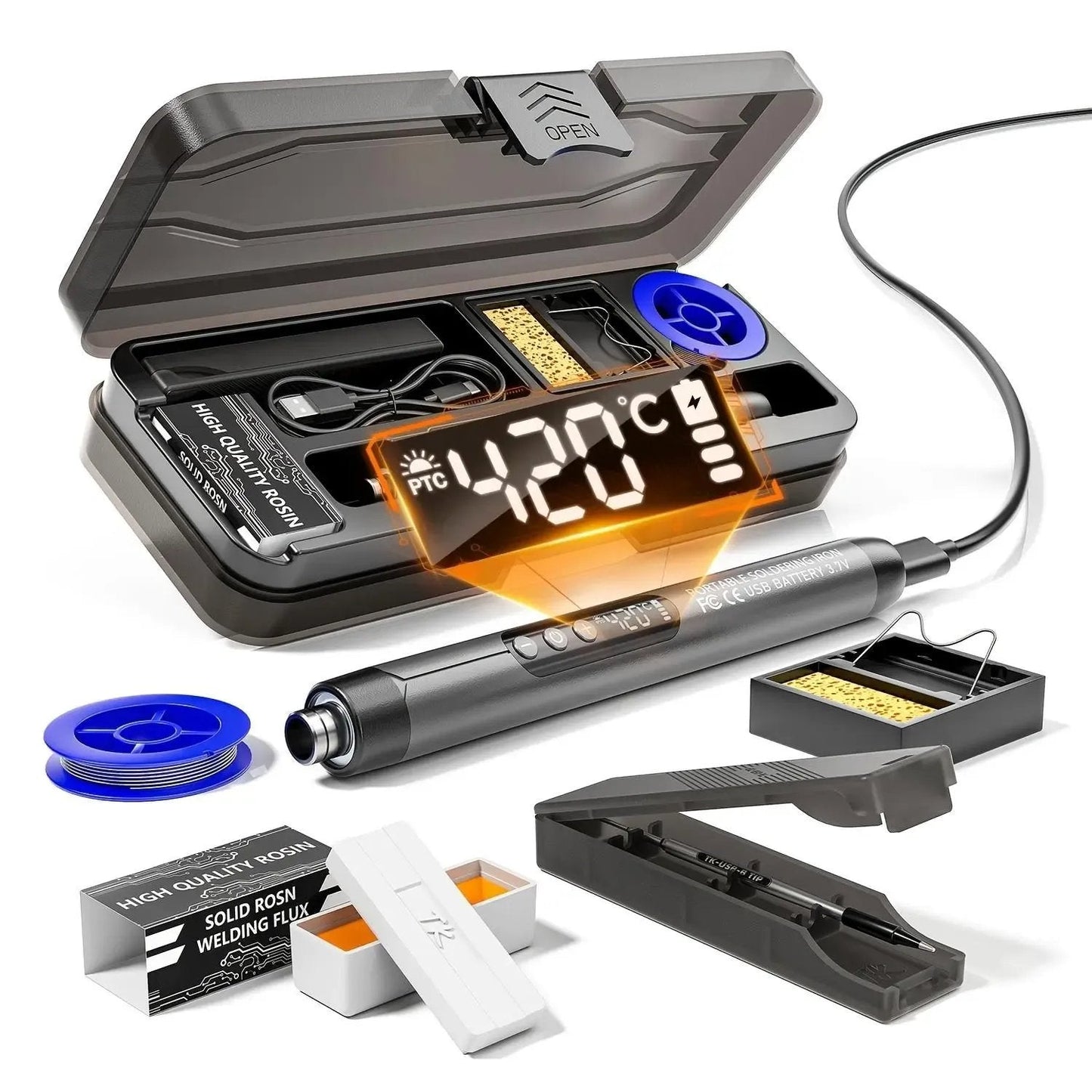 2026 Hot Sale🔥 PORTABLE USB SOLDERING IRON KIT