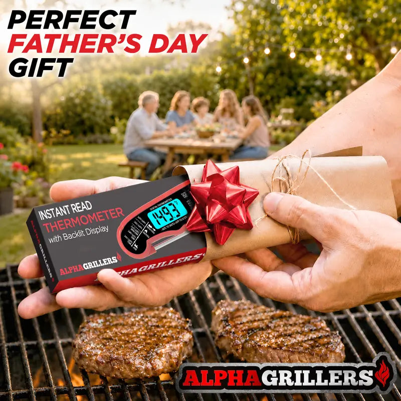 🌡️ Instant Read Digital Meat Thermometer – Perfect Results Every Time