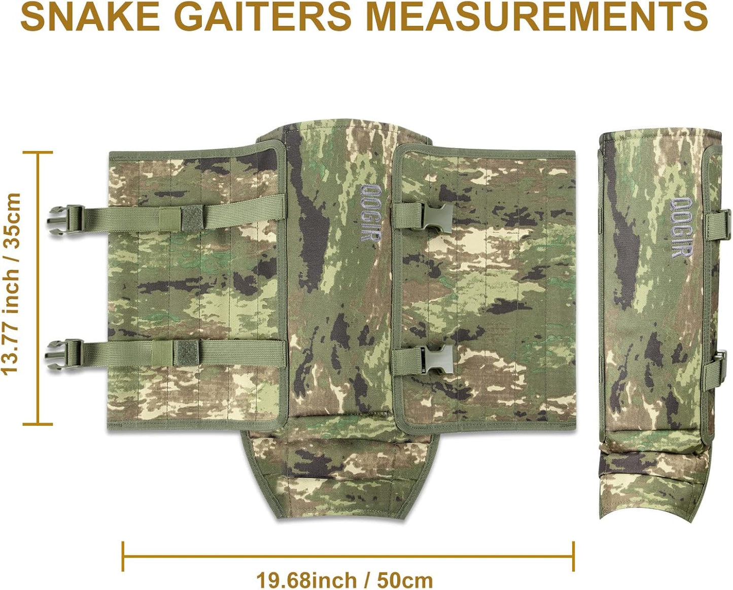 Unisex Adjustable Outdoor Snake-Resistant Leg Gaiters