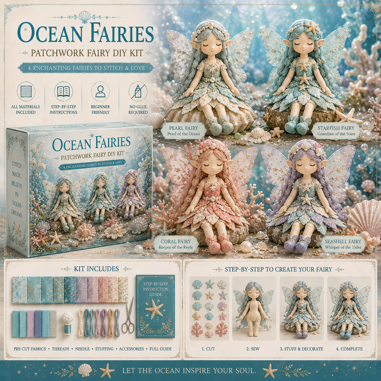🧚Fairy Patchwork DIY Collection