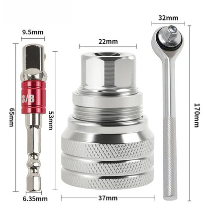 🔧10-19mm Adjustable Universal Socket Wrench