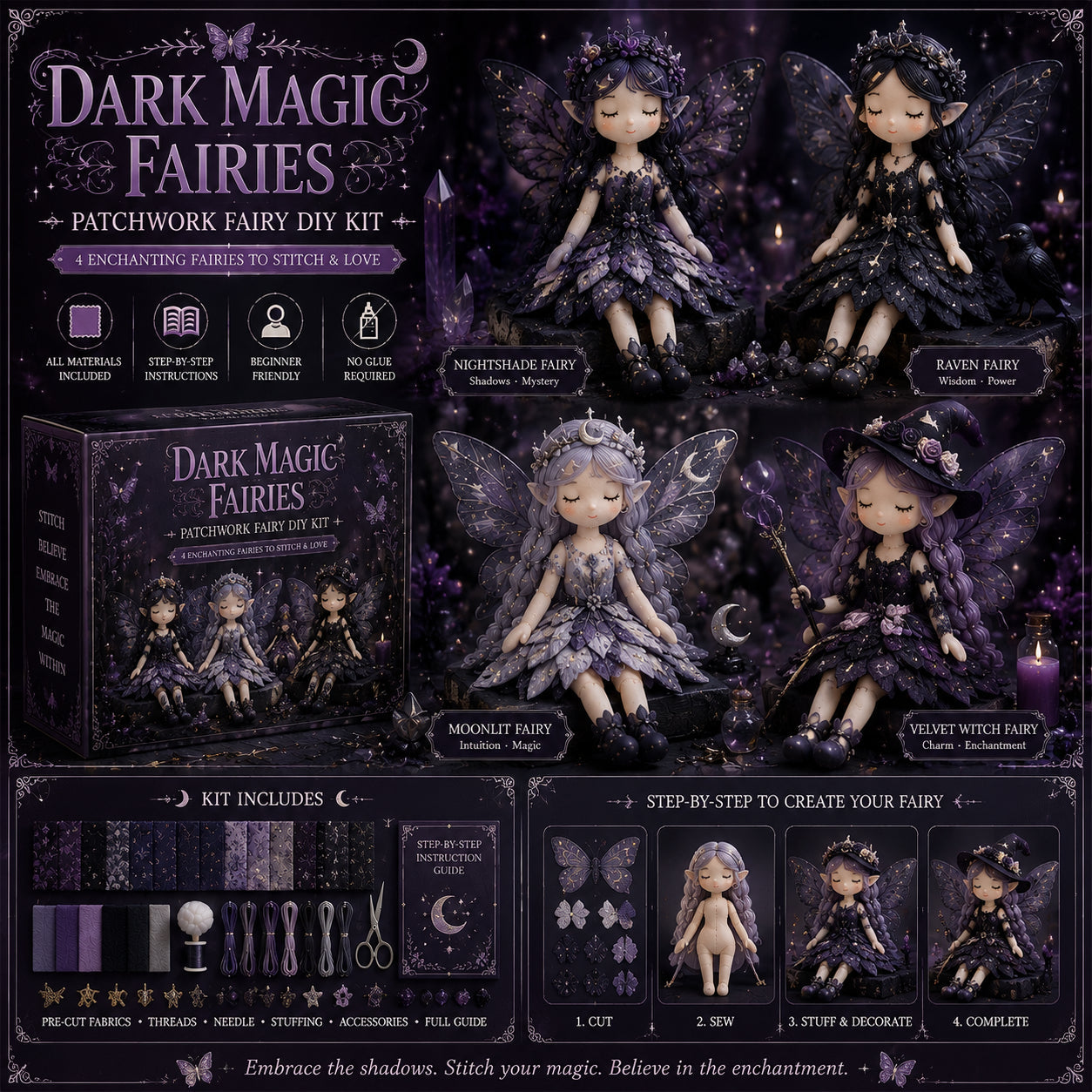 🧚Fairy Patchwork DIY Collection