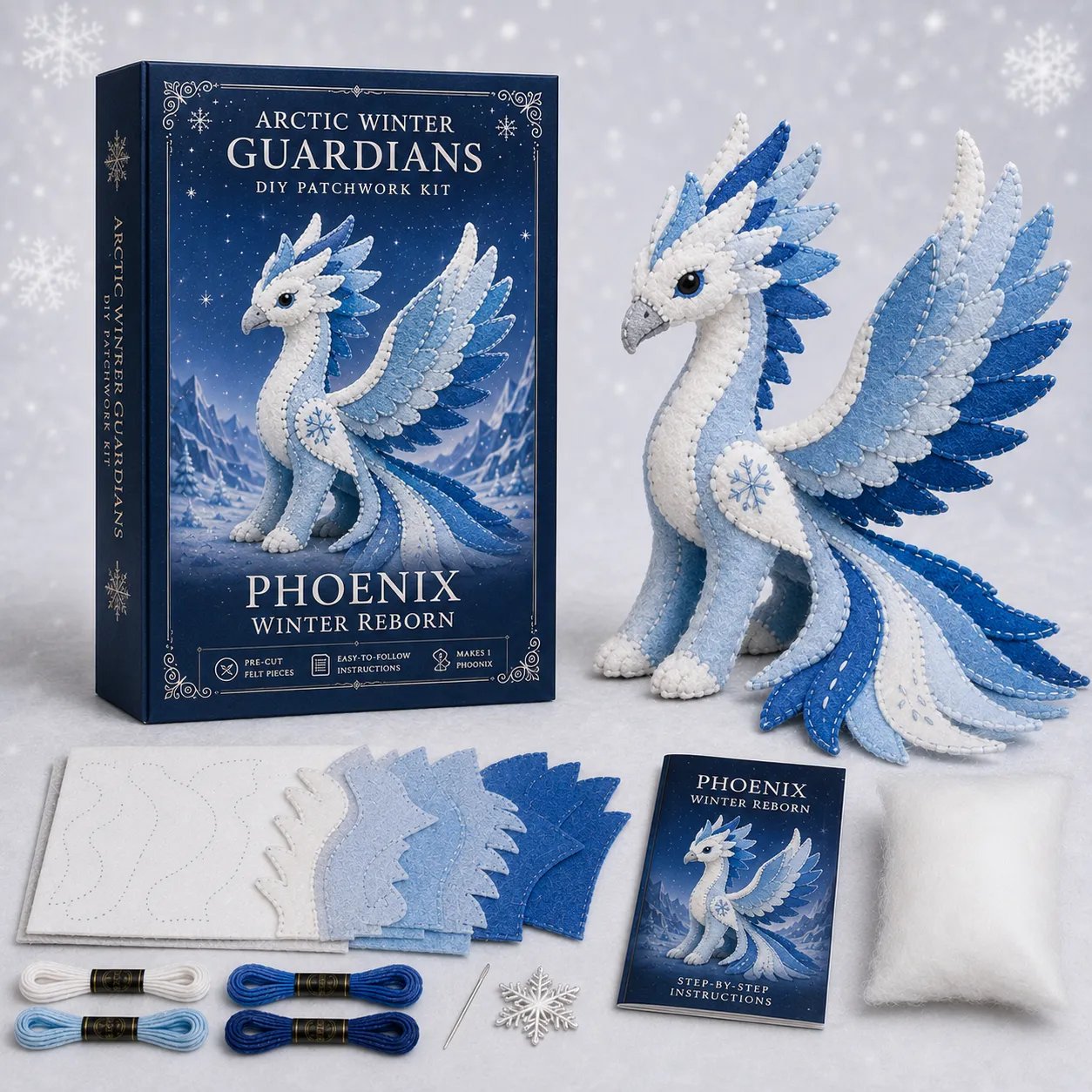 ❄️Arctic Winter Guardians DIY Patchwork Kit 🔥