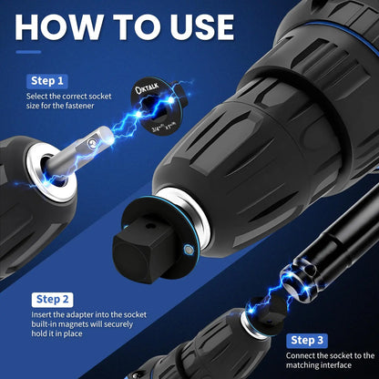 Upgraded Low Profile Impact Socket Adapter Set
