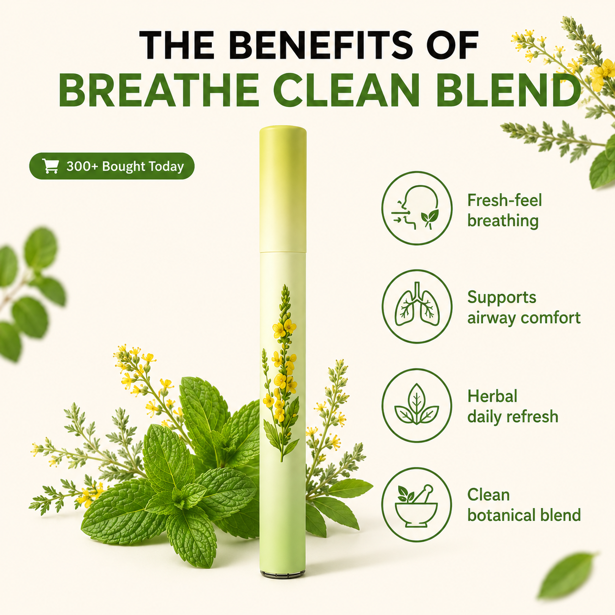 Breathe Better, Live Cleaner – Natural Air Herbal Diffuser Stick