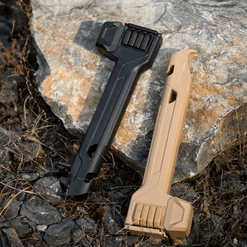 ⛺ Multifunctional Camping Hammer with Built-In Stake Storage