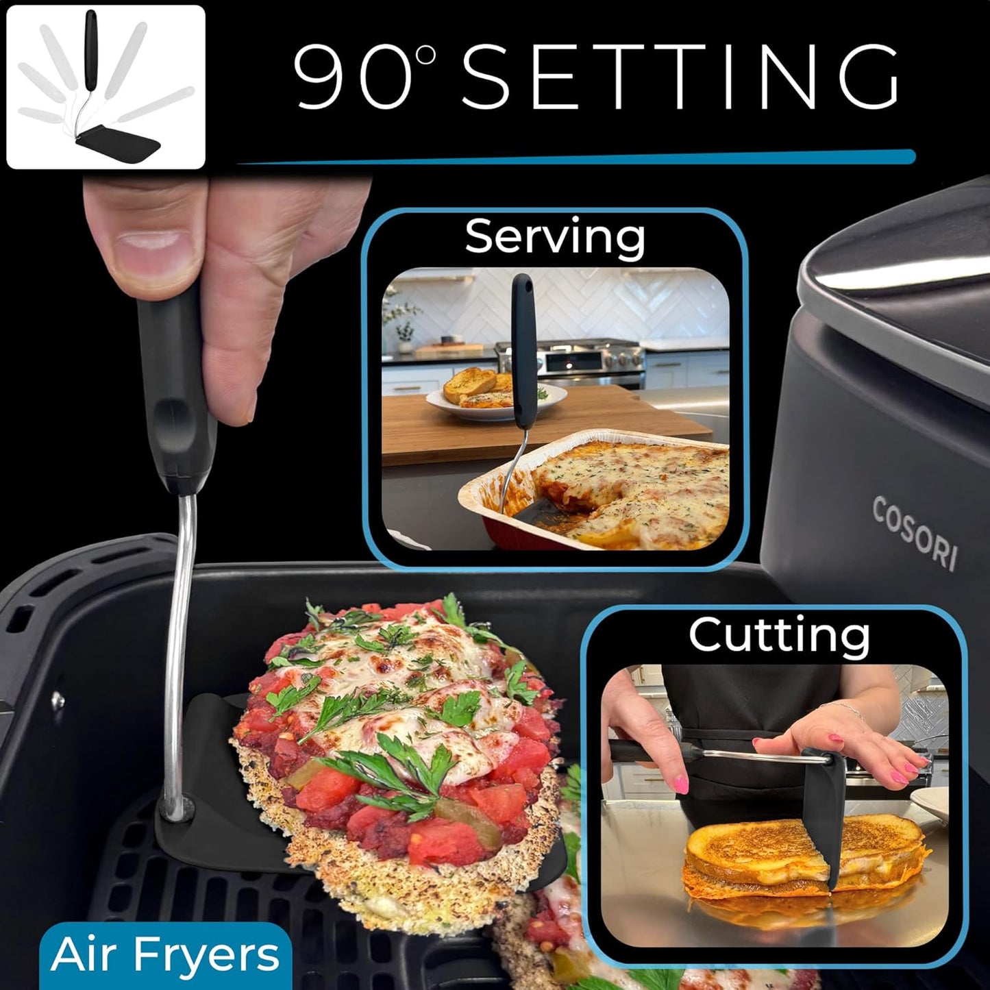 🔥Hot Sale 50% OFF🔥Adjustable Angle Spatula - New PPSU material