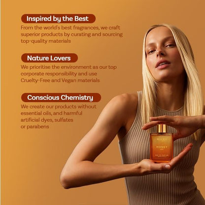 🔥Summer Flash Sale 50% OFF -🐝🍯This stuff is absolutely delectable——Bella Vita Luxury's Honey Oud | Eau de Parfum 100ml (3.4 fl oz)