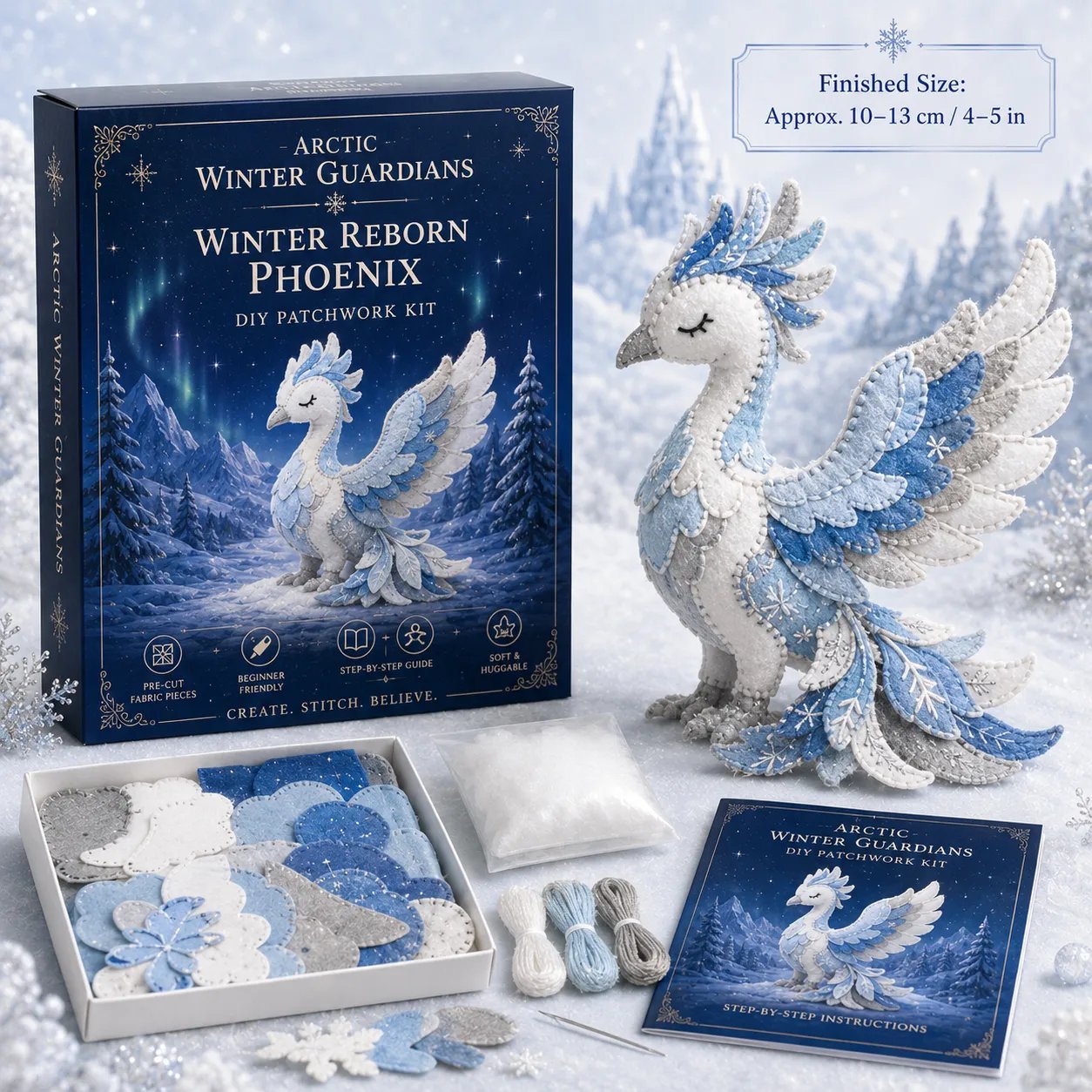 ❄️Arctic Winter Guardians DIY Patchwork Kit 🔥
