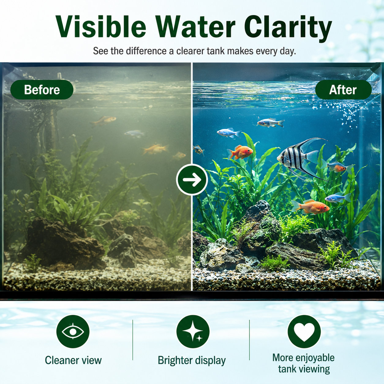 🔥HOT SALE 49% OFF 🔥 Crystal Clear Aquarium Water Purification Tablets