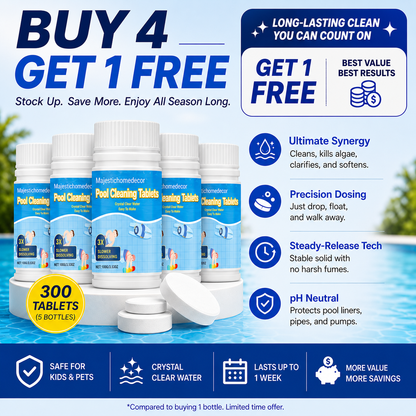 The Next-Gen Pool Purifier is here ✨ 2X Stronger Algae Control, Gentle & Safe for Kids! 👨‍👩‍👧‍👦