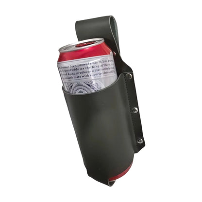 3 Pcs Waist-Mounted Leather Beer Holster