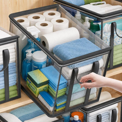 ⏳LAST DAY BUY 2 GET 1 FREE!!📦Large Heavy-Duty Thick Plastic Clear Storage Bag for Clothes, Moving & Storage
