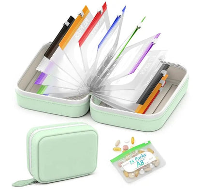 💊 MedVault ProTM A8 Waterproof Pill Organizer Set