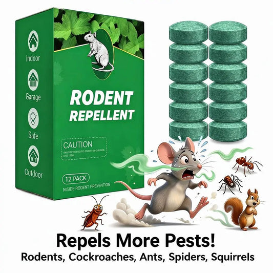 12 Pack Natural Fishing Gear Storage Protector – Rodent & Insect Repellent Tablets for Tackle Boxes, Boats, Garages & Camping Gear
