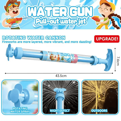 🌈 Bright rainbow LED water pistol | Summer fun that bursts into life as if by magic! ✨
