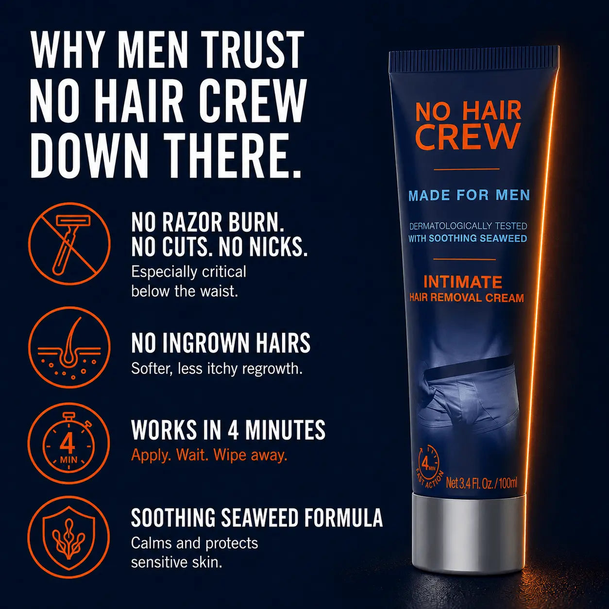 INTIMATE Hair Removal Cream for Sensitive Areas