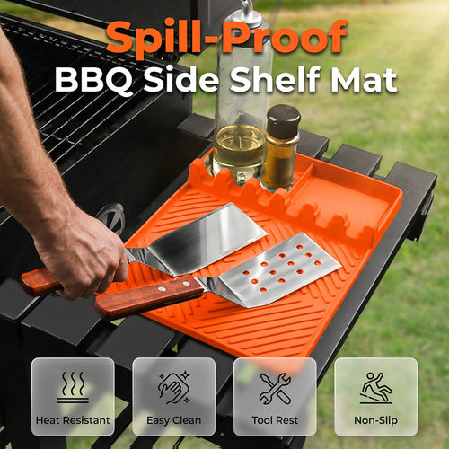 🔥LAST DAY SALE 50% OFF!!🔥Silicone Grill Mat for Side Shelf